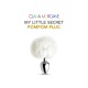 Plug mon petit secret pompon - blanc