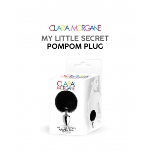 Plug mon petit secret pompon - noir