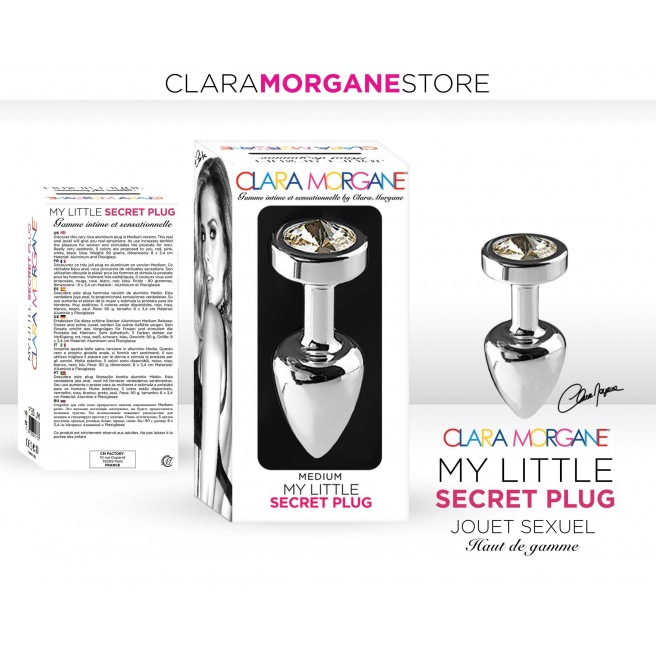 Mon petit plug secret moyen - Blanc Mon petit plug secret moyen - Blanc