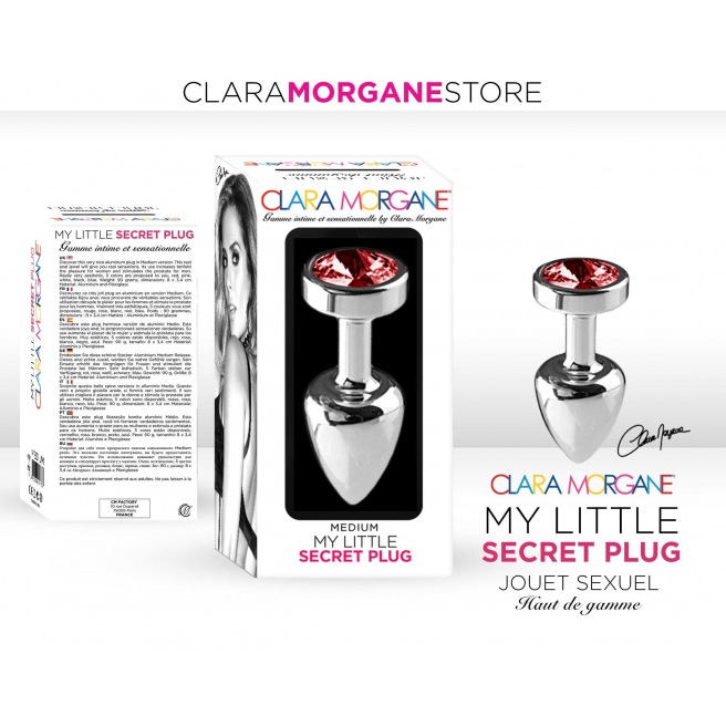 Mon petit plug secret moyen - Rouge Mon petit plug secret moyen - Rouge
