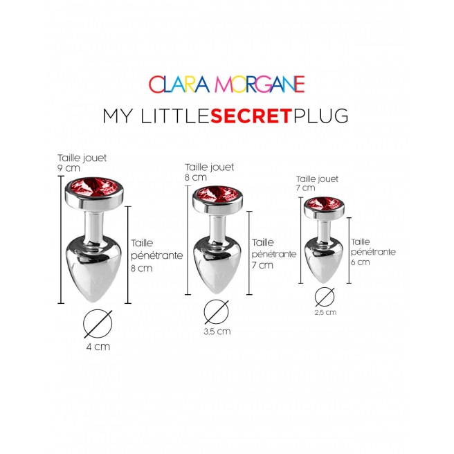 Mon petit plug secret moyen - Rouge Mon petit plug secret moyen - Rouge