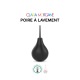 Poire à lavement Clara Morgane - Noir