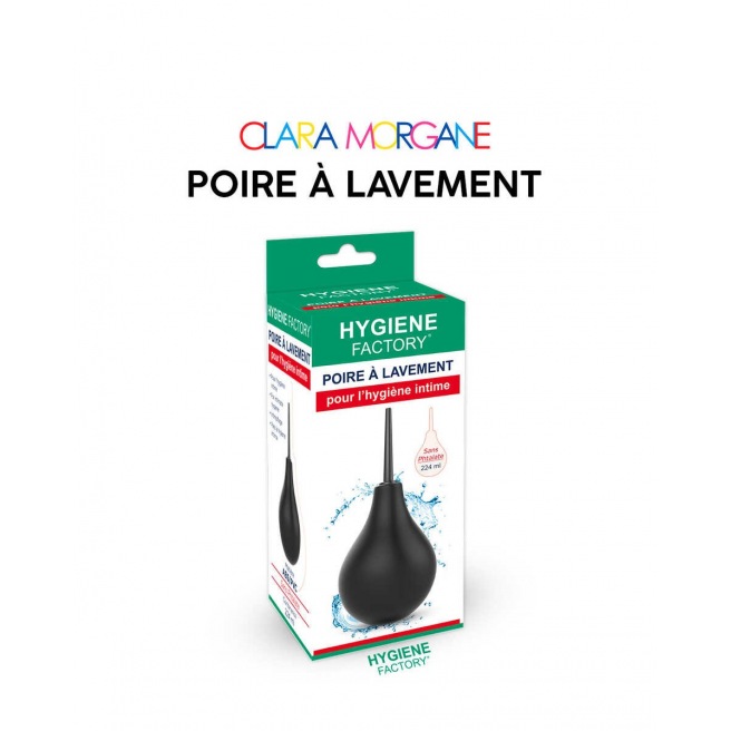 Poire à lavement Clara Morgane - Noir