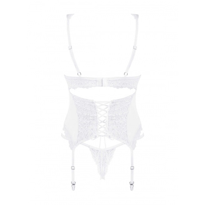 Corset et string blanc Amor Blanco