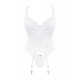 Corset et string blanc Amor Blanco