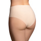 Bye Bra - Culotte Haute Invisible Nude + Noir XL