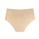 Bye Bra - Culotte Haute Invisible Nude + Noir XL