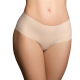 Bye Bra - Culotte Haute Invisible Nude + Noir XL