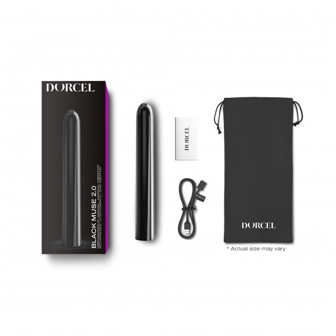 Vibromasseur Dorcel Black Muse 2.0 19 cm - Noir