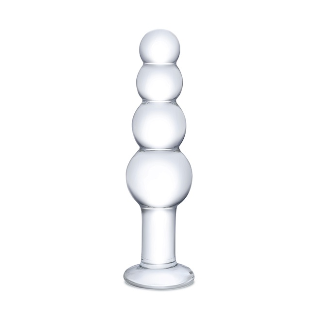 Glas - Plug anal avec perles de verre