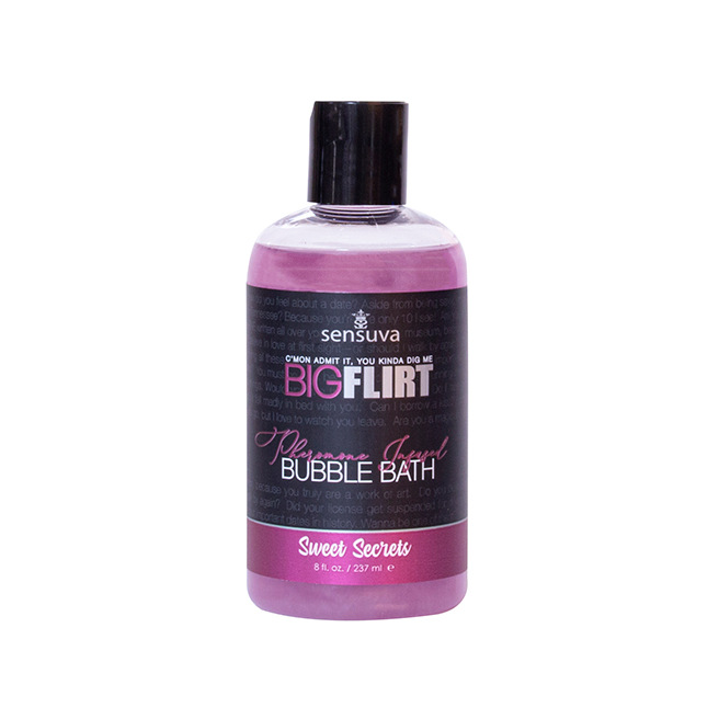 Sensuva - Bain moussant aux phéromones Big Flirt Sweet Secrets 237 ml