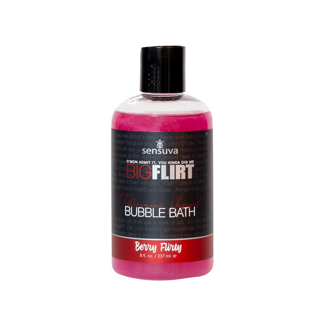 Sensuva - Bain moussant aux phéromones Big Flirt Berry Flirty 237 ml