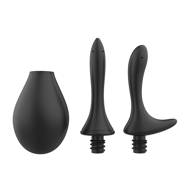 Nexus - Ensemble de douche Douche anale 260 ml avec deux buses en silicone