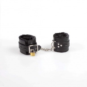 Menottes de bondage noires - Jeu secret - Collection BDSM Menottes de bondage noires - Jeu secret - Collection BDSM