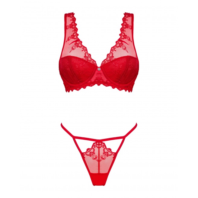 Lonesia Ensemble 2 pièces - Rouge Lonesia Ensemble 2 pièces - Rouge