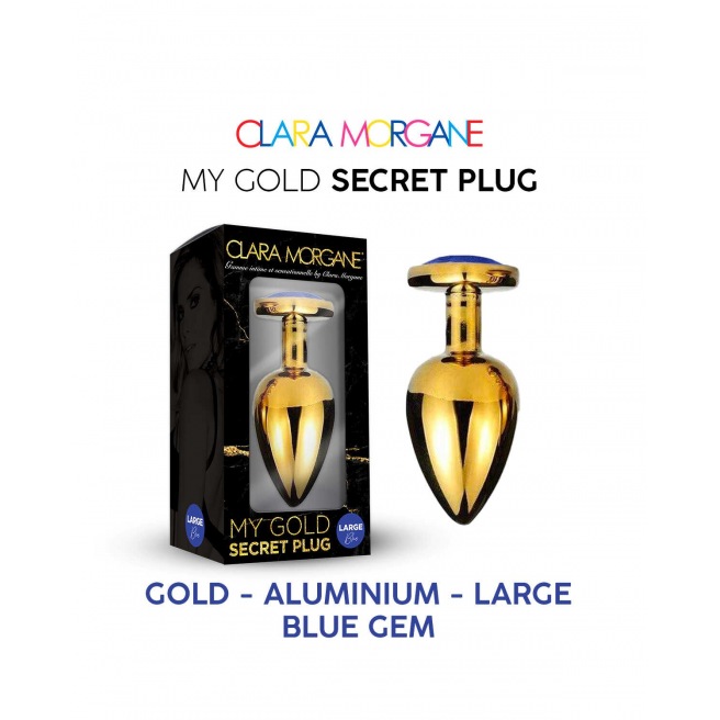My Gold Secret Plug - Bleu My Gold Secret Plug - Bleu