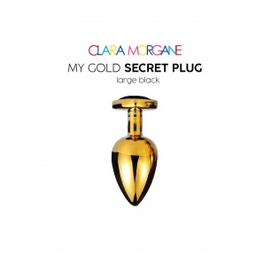 My Gold Secret Plug - Noir