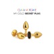 My Gold Secret Plug - Noir