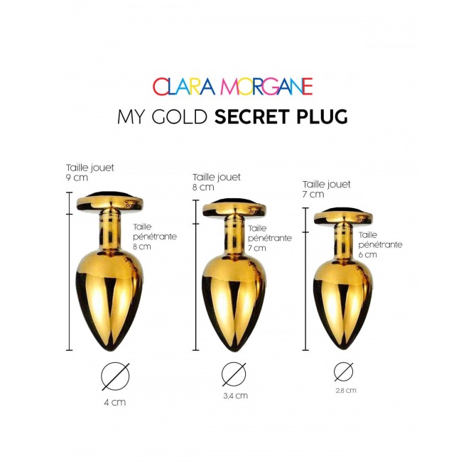 My Gold Secret Plug - Noir My Gold Secret Plug - Noir