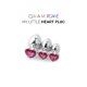 Mon petit Coeur Plug - Rose