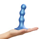 Strap-On-Me - Gode Plug Balls Bleu Métallisé S