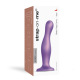 Strap-On-Me - Gode Plug Curvy Violet Métallisé L