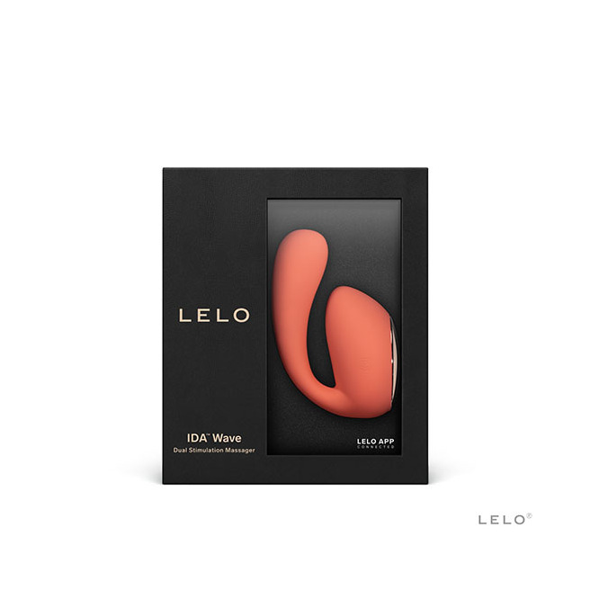 Lelo - Masseur Double Stimulation Ida Wave Rouge Corail