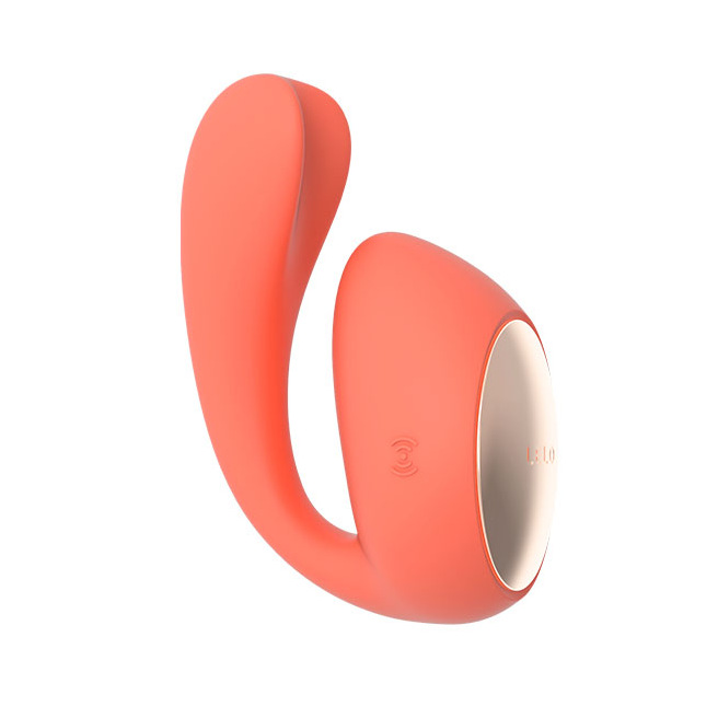 Lelo - Masseur Double Stimulation Ida Wave Rouge Corail