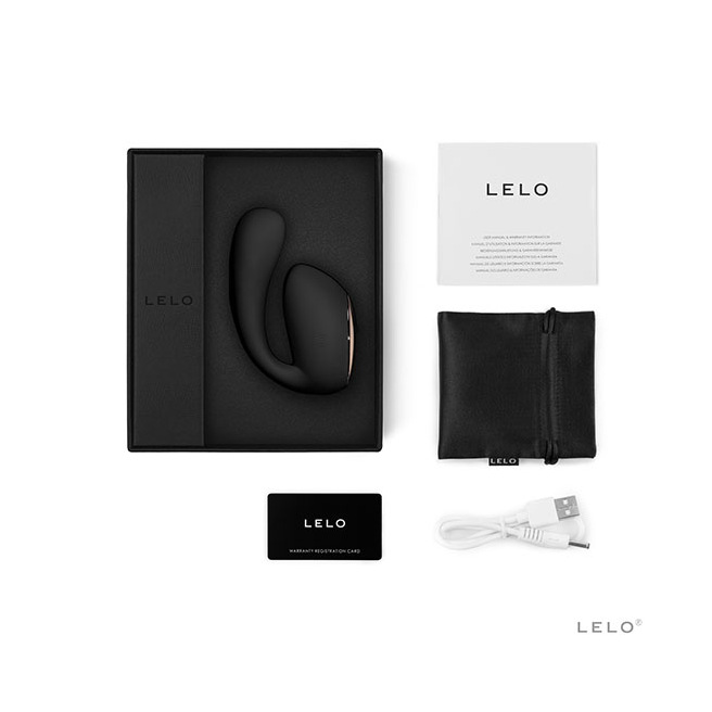 Lelo - Masseur Double Stimulation Ida Wave Noir