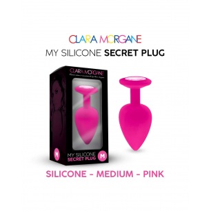 Mon Plug Secret en Silicone - Rose S-M-L