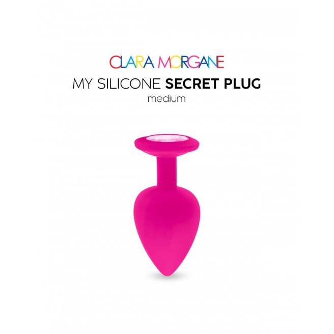 Mon Plug Secret en Silicone - Rose S-M-L