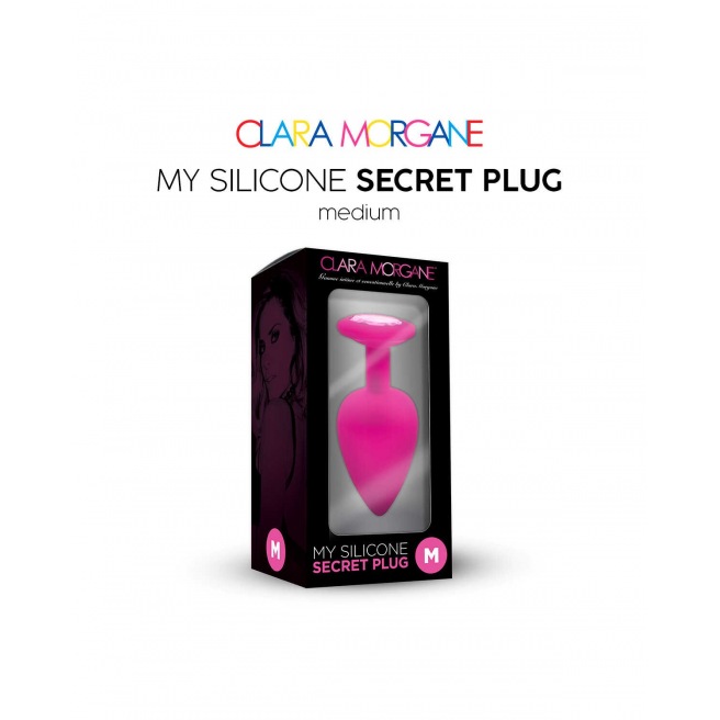 Mon Plug Secret en Silicone - Rose S-M-L