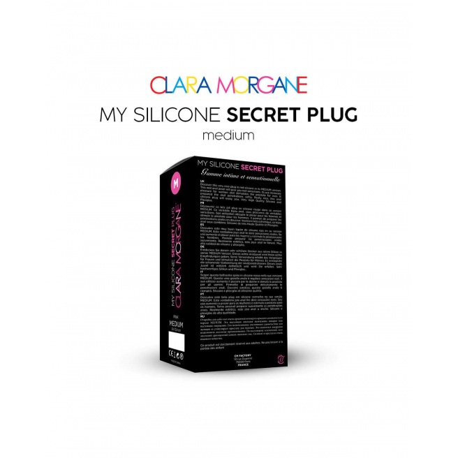 Mon Plug Secret en Silicone - Rose S-M-L