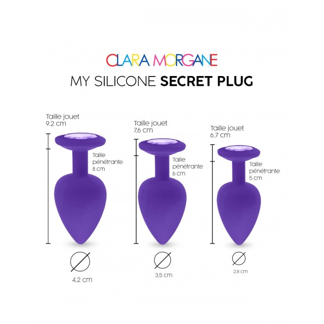 Mon Plug Secret en Silicone - Violet Mon Plug Secret en Silicone - Violet