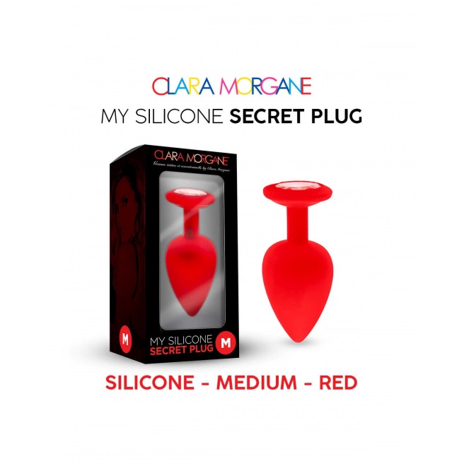 Mon Plug Secret en Silicone - Rouge Mon Plug Secret en Silicone - Rouge