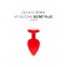 Mon Plug Secret en Silicone - Rouge