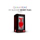 Mon Plug Secret en Silicone - Rouge