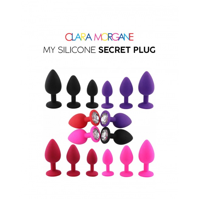 Mon Plug Secret en Silicone - Rouge Mon Plug Secret en Silicone - Rouge