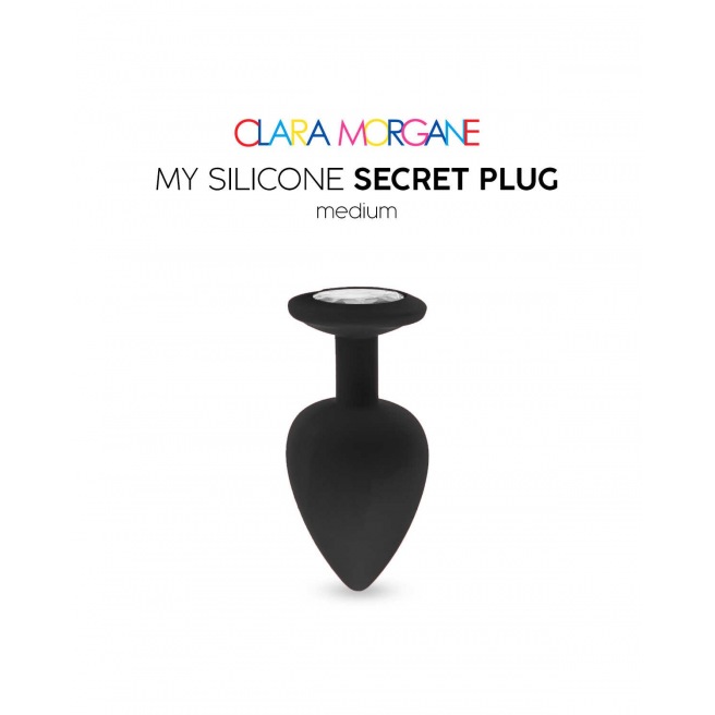 Mon Plug Secret en Silicone - Noir S-M-L