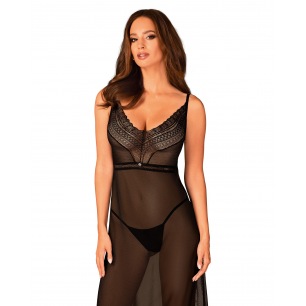 Nuisette longue Estiqua - noir Nuisette longue Estiqua - noir