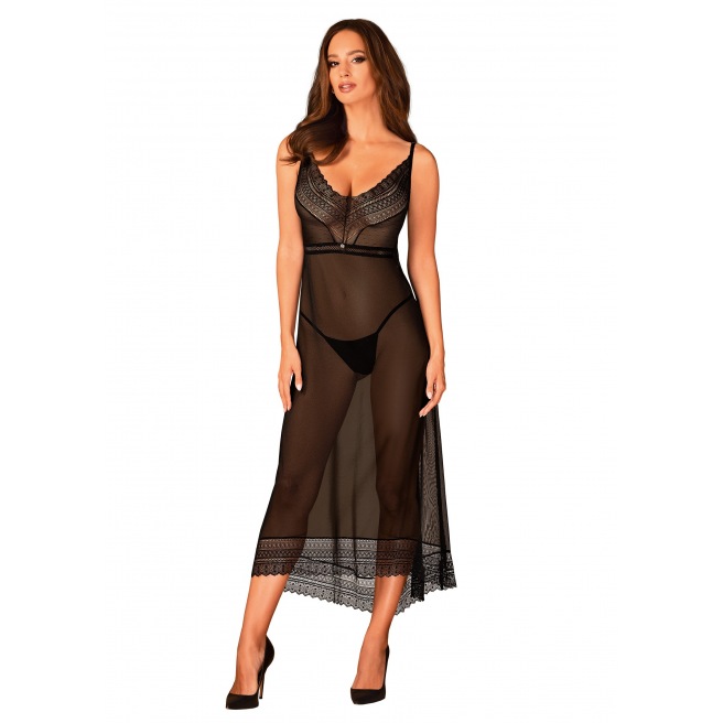 Nuisette longue Estiqua - noir