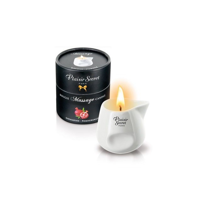 Bougie de massage Grenadine Plaisir secret - 80 ml