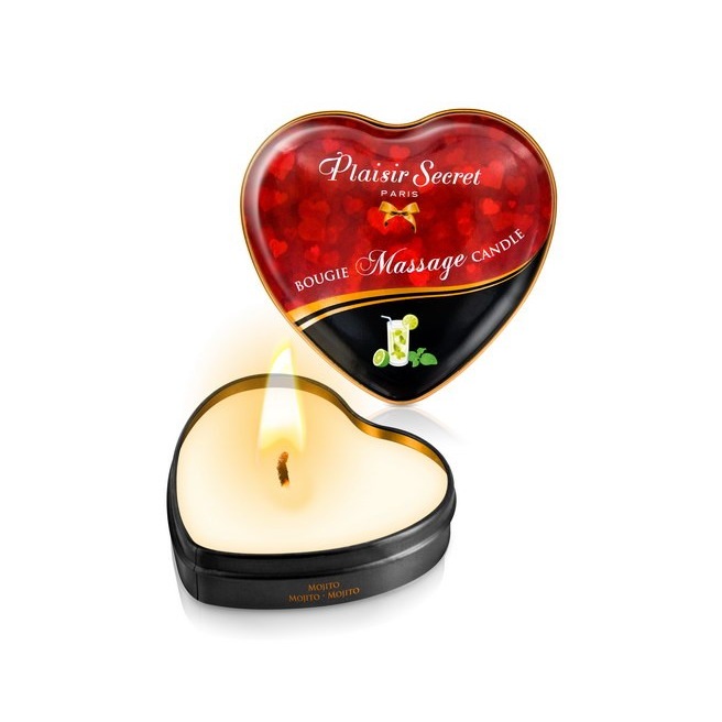Mini Bougie de massage Mojito Plaisir secret - 35 ml