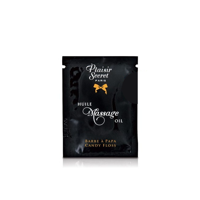 Dosette huile de massage Barbe a papa 3ML Plaisir secret