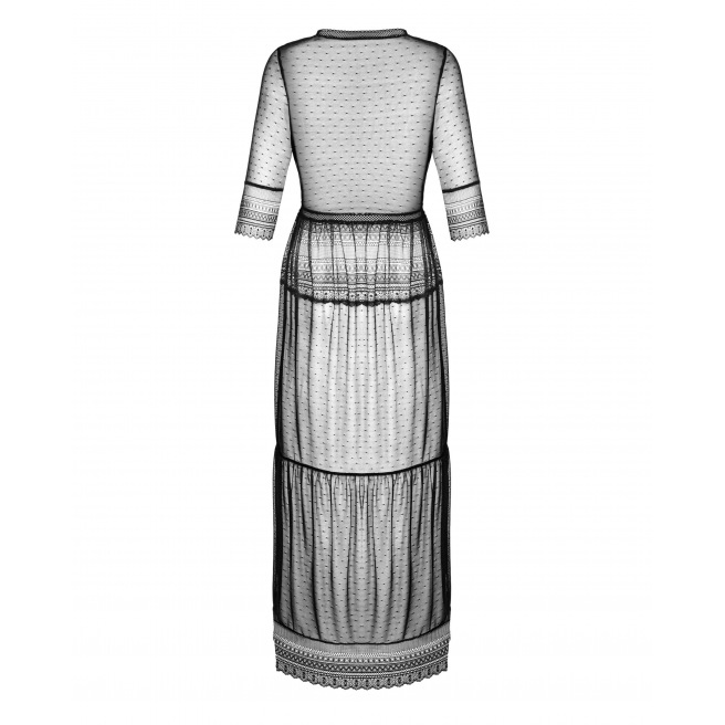 Estiqua peignoir noir Estiqua peignoir noir