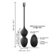 Boules d'amour noires Boules de Geisha