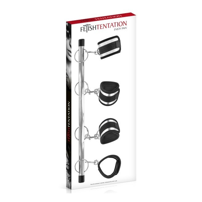 Barre de soumission 4 menottes Fetish Tentation