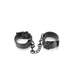 Menottes simili cuir ajustables Fetish Tentation Menottes simili cuir ajustables Fetish Tentation