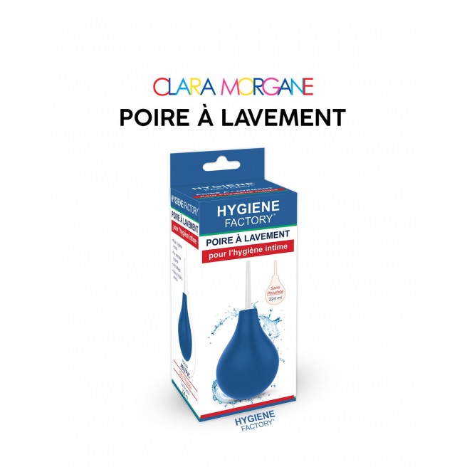 Poire à lavement Clara Morgane - Bleue Poire à lavement Clara Morgane - Bleue