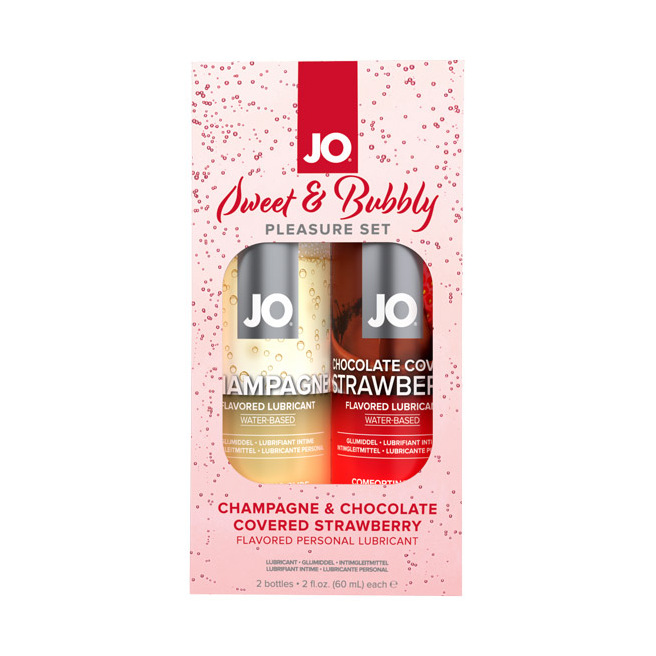 System JO - Coffret Sweet & Bubbly Champagne & Fraise Enrobée de Chocolat